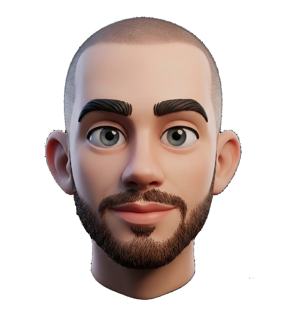 Retrato 3D de Alex