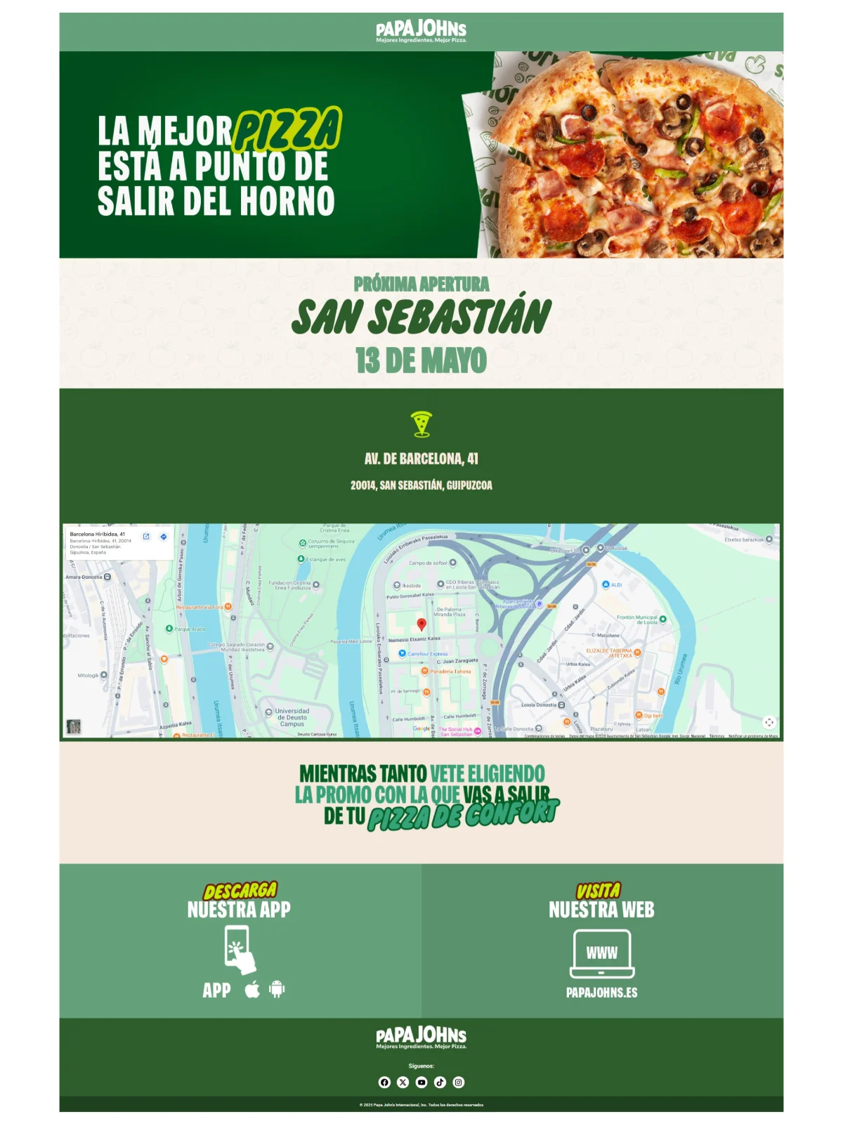 Saldetupizzadeconfort.com (Papa Johns) - imagen 1